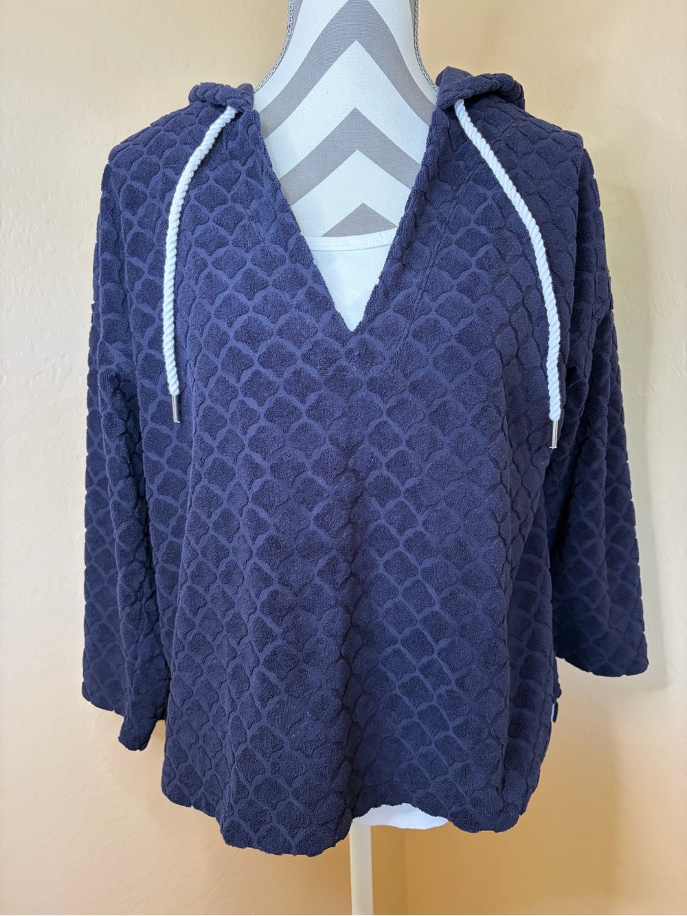 T by Talbots Terry Hooded Top
